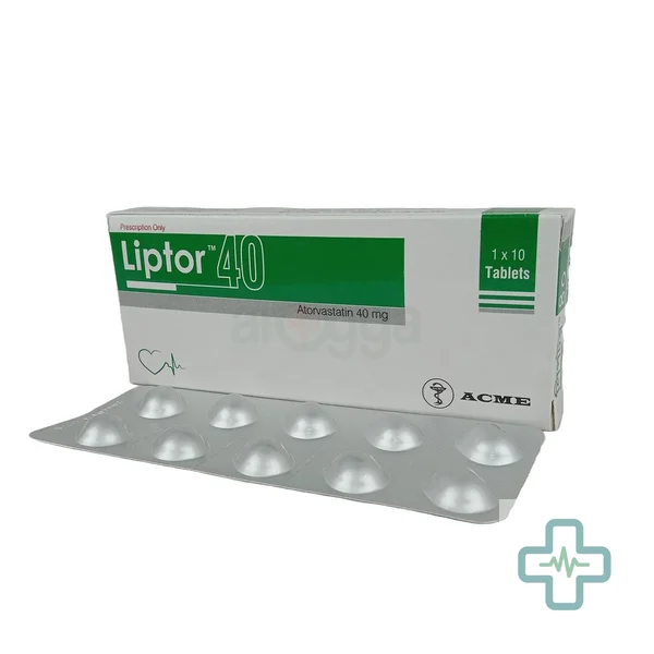 Liptor 40 mg Tablet — Atorvastatin
