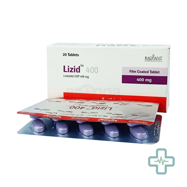 Lizid 400 400 mg Tablet — Linezolid