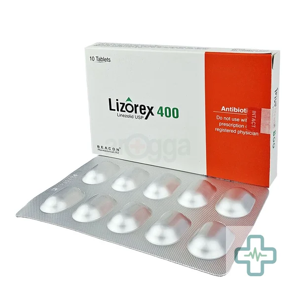 Lizorex 400 400 mg Tablet — Linezolid