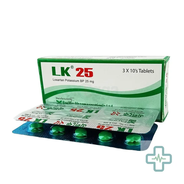 Lk 25 mg Tablet — Losartan Potassium