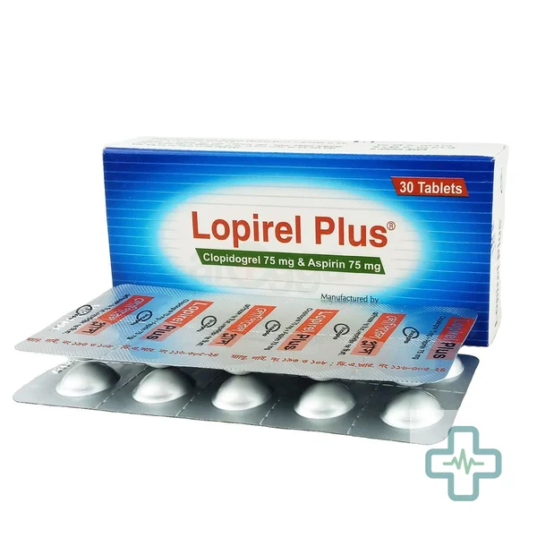 Lopirel Plus 75 mg + 75 mg Tablet — Aspirin + Clopidogrel