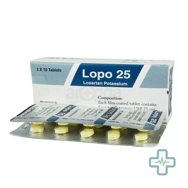 Lopo 25 mg Tablet — Losartan Potassium