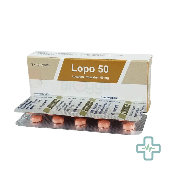 Lopo 50 mg Tablet — Losartan Potassium