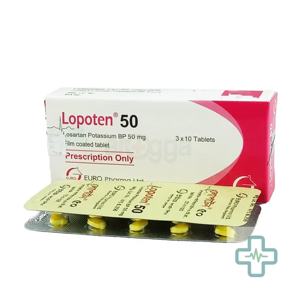 Lopoten 50 mg Tablet — Losartan Potassium
