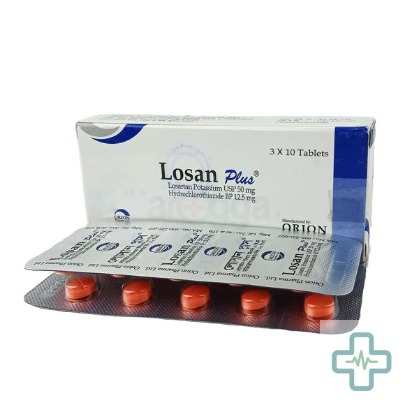 Losan Plus 12.5 mg + 50 mg Tablet — Losartan Potassium + Hydrochlorothiazide