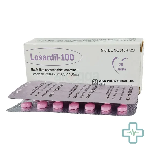 Losardil 100 mg Tablet — Losartan Potassium