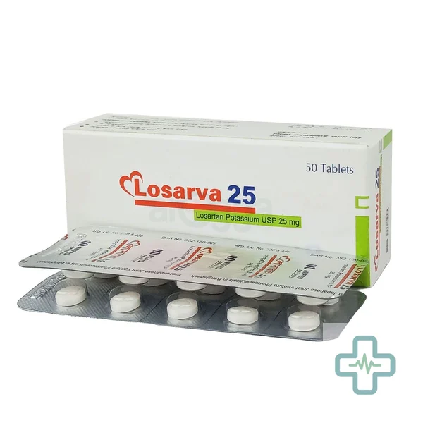 Losarva 25 25 mg Tablet — Losartan Potassium