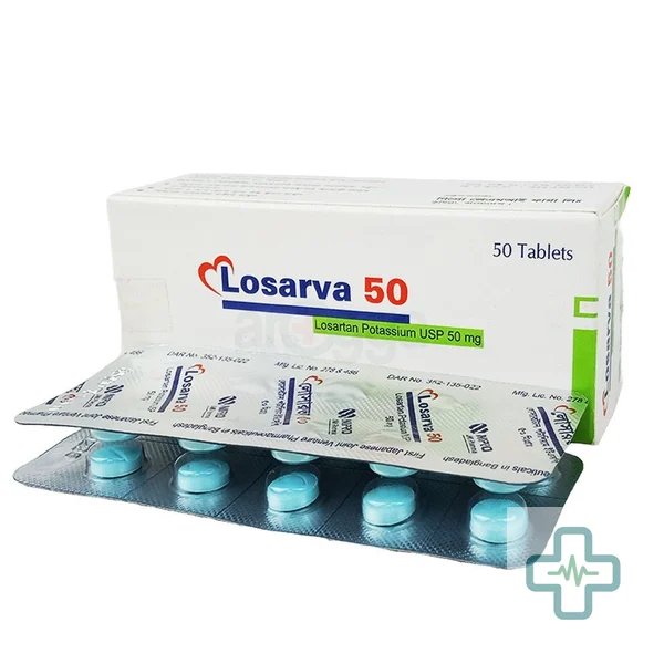 Losarva 50 50 mg Tablet — Losartan Potassium