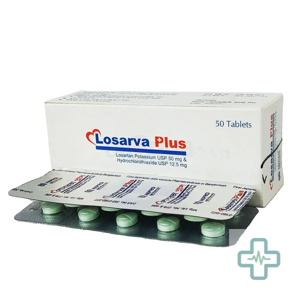 Losarva Plus 12.5 mg + 50 mg Tablet — Losartan Potassium + Hydrochlorothiazide