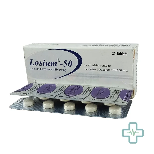 Losium 50 mg Tablet — Losartan Potassium