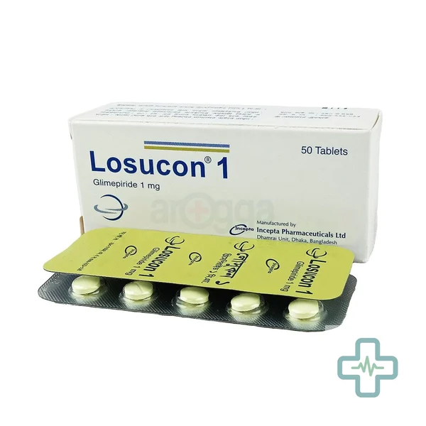 Losucon 1 mg Tablet — Glimepiride