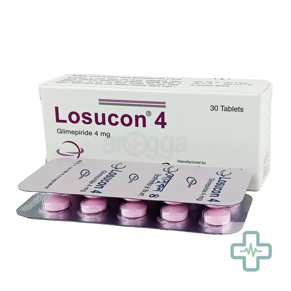 Losucon 4 mg Tablet — Glimepiride
