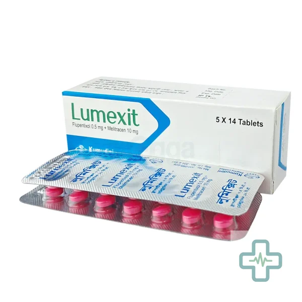 Lumexit 500 mcg + 10 mg Tablet — Flupentixol + Melitracen