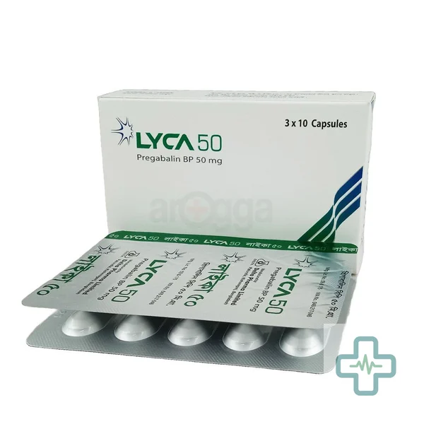 Lyca 50 50 mg Capsule — Pregabalin