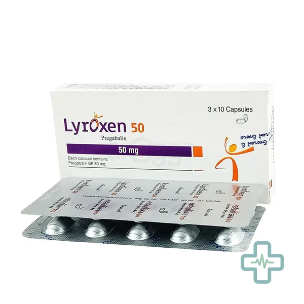 Lyroxen 50 50 mg Capsule — Pregabalin