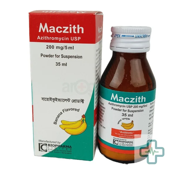 Maczith 200 mg/5 ml Powder For Suspension — Azithromycin