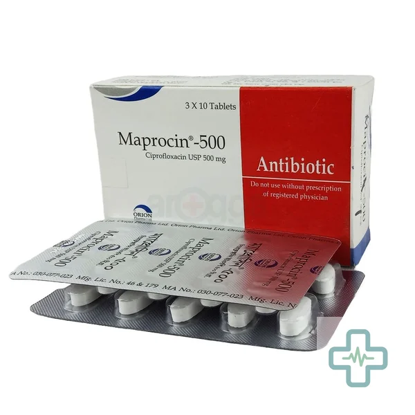 Maprocin 500 mg Tablet — Ciprofloxacin