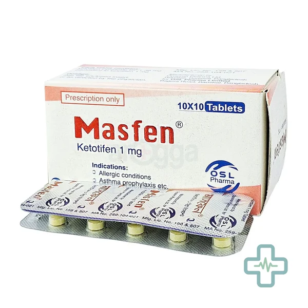 Masfen 1 mg 1 mg Tablet — Ketotifen