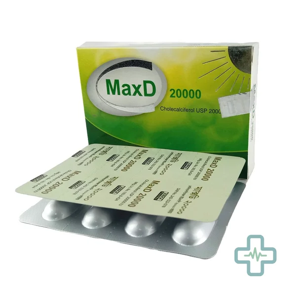 MaxD 20000 20000 iu Capsule — Cholecalciferol (Vitamin D3)