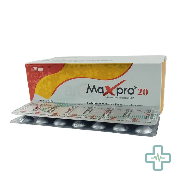 Maxpro 20 mg Tablet — Esomeprazole