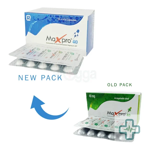 Maxpro 40 mg Capsule — Esomeprazole