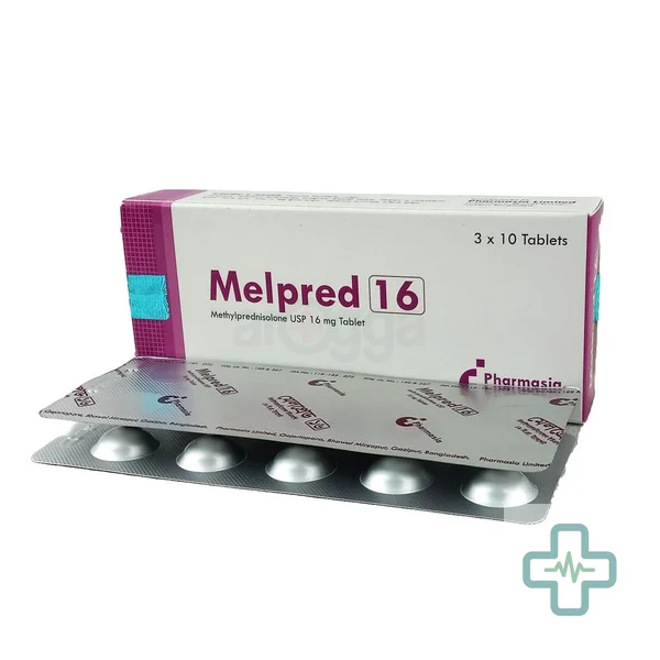 Melpred 16 16 mg Tablet — Methylprednisolone