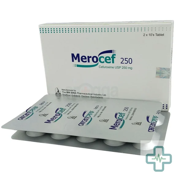 Merocef 250 mg Tablet — Cefuroxime
