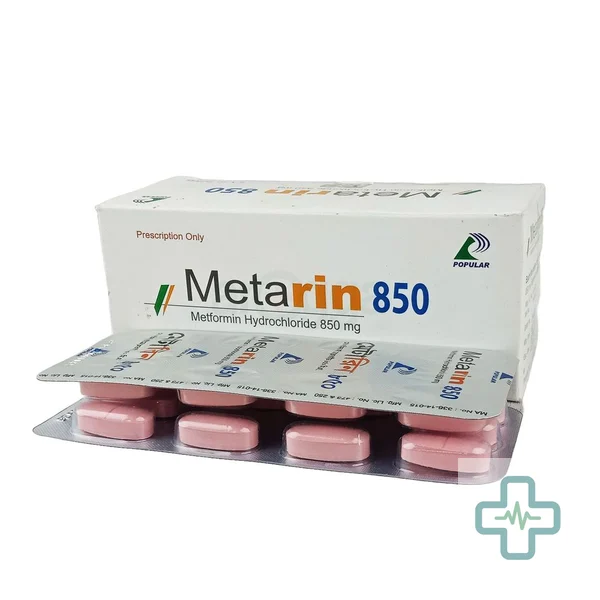 Metarin 850 mg Tablet — Metformin Hydrochloride