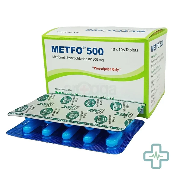 Metfo 500 mg Tablet — Metformin Hydrochloride