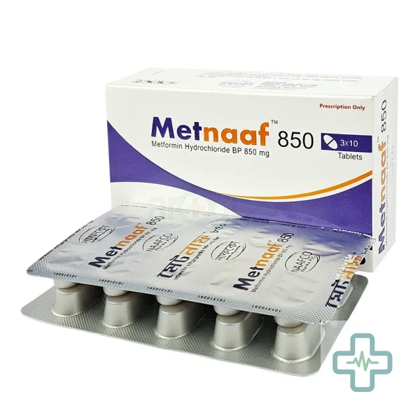 Metnaaf 850 850 mg Tablet — Metformin Hydrochloride