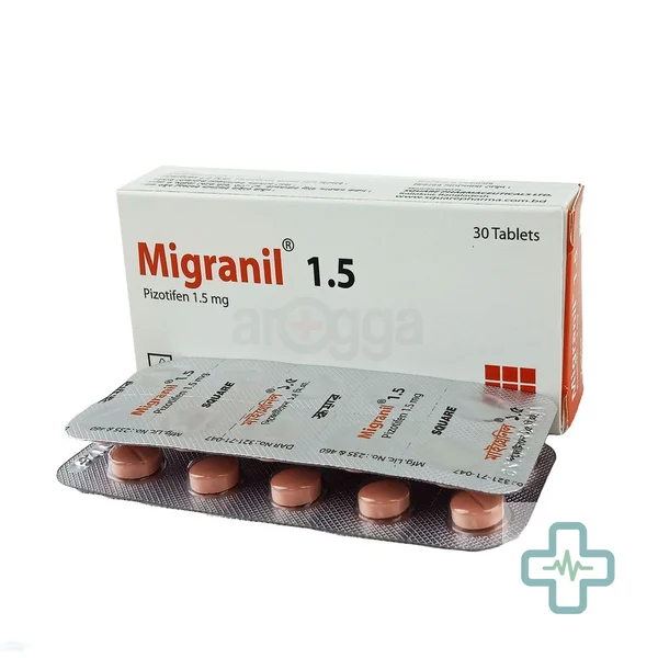 Migranil 1.5 mg Tablet — Pizotifen