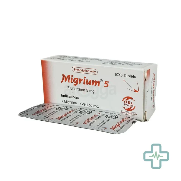 Migrium 5 5 mg Tablet — Flunarizine