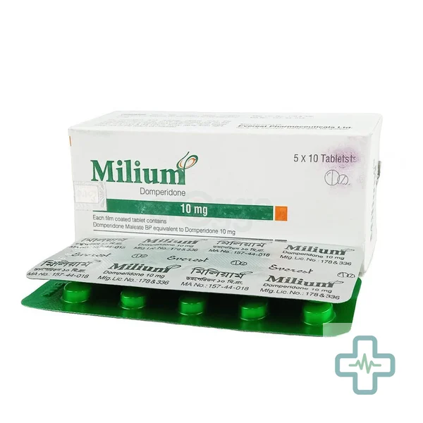 Milium 10 mg Tablet — Domperidone