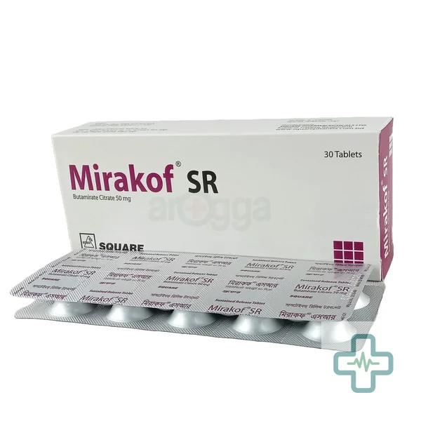 Mirakof SR 50 mg Tablet — Butamirate Citrate