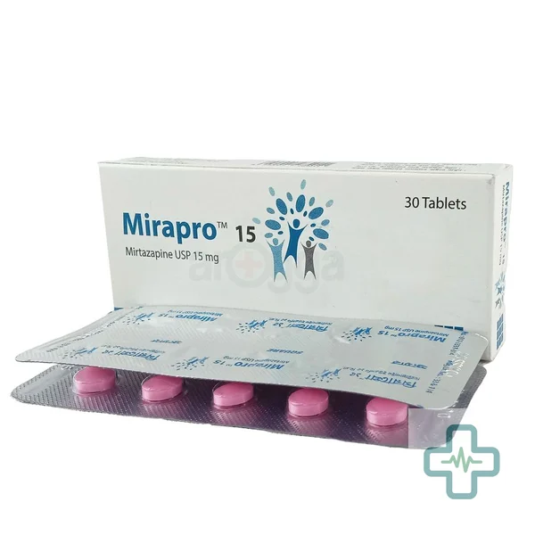 Mirapro 15 15 mg Tablet — Mirtazapine