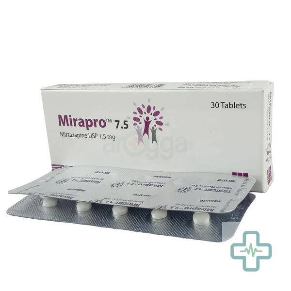 Mirapro 7.5 7.5 mg Tablet — Mirtazapine