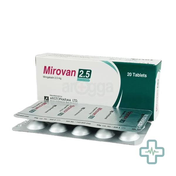 Mirovan 2.5 2.5 mg Tablet — Mirogabalin