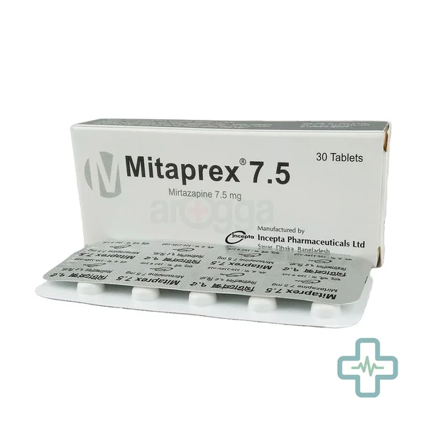 Mitaprex 7.5 7.5 mg Tablet — Mirtazapine