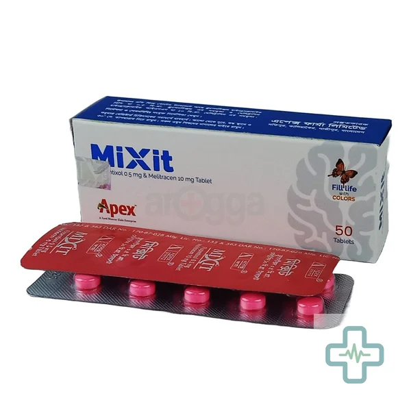 Mixit 500 mcg + 10 mg Tablet — Flupentixol + Melitracen