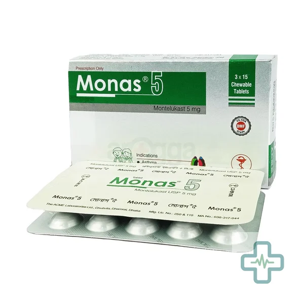 Monas 5 mg Tablet — Montelukast