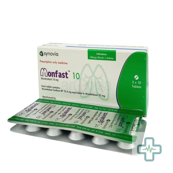 Monfast 10 10 mg Tablet — Montelukast