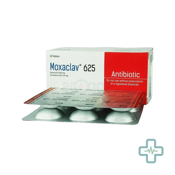 Moxaclav 500 mg + 125 mg Tablet — Amoxicillin + Clavulanic Acid