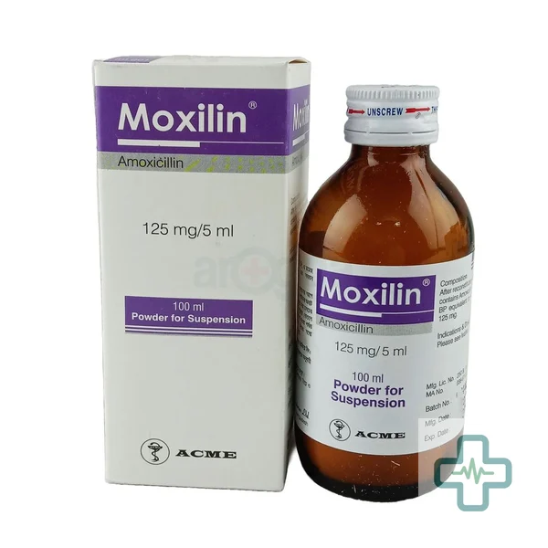 Moxilin 125 mg/5 ml Powder For Suspension — Amoxicillin