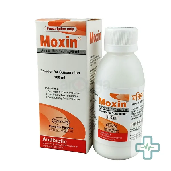 Moxin 125 mg/5 ml Powder For Suspension — Amoxicillin