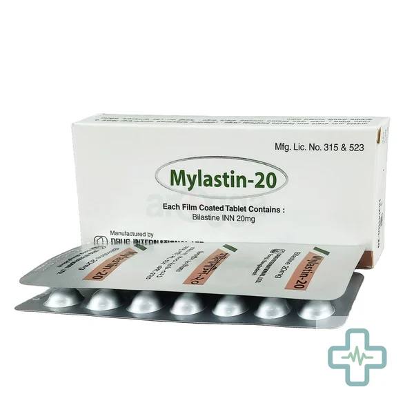 Mylastin 20 mg Tablet — Bilastine
