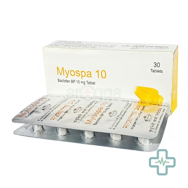 Myospa 10 10 mg Tablet — Baclofen