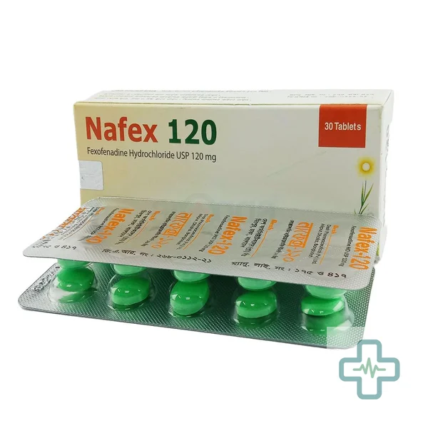 Nafex 120 120 mg Tablet — Fexofenadine Hydrochloride