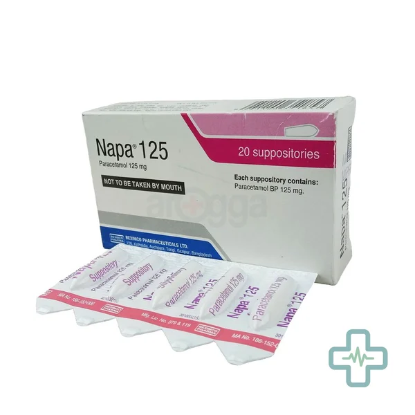 Napa 125 mg Suppository — Paracetamol
