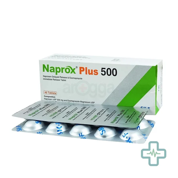 Naprox Plus 500 20 mg + 500 mg Tablet — Esomeprazole + Naproxen