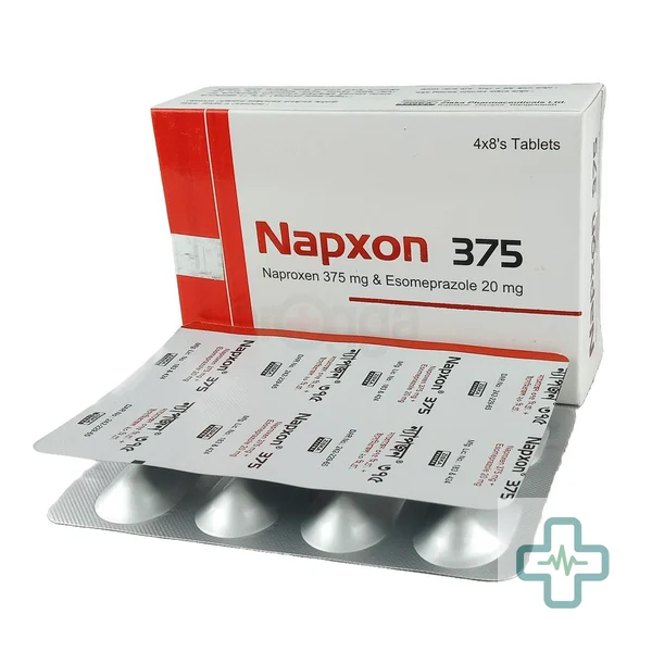 Napxon 20 mg + 375 mg Tablet — Esomeprazole + Naproxen